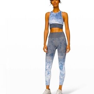 Lululemon leggings and matching bra set Ebb to Train